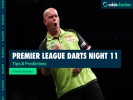 Premier League Darts Predictions: Tonight’s Fixtures, Table & Night 11 Tips