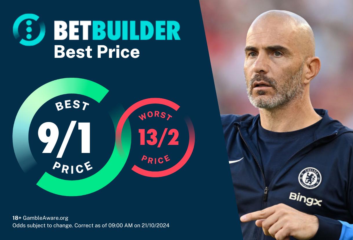 Tottenham vs Chelsea Bet Builder Tips: Palmer to Star in Macca’s 9/1 Bet
