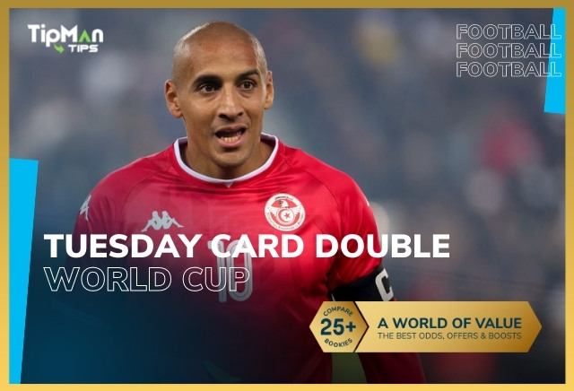 Football Accumulator Tips: Today's 12/1 World Cup Card Double